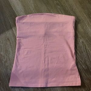 Express tube top (XS), peach, never been worn
